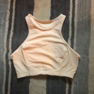 Outdoor Voices Athena crop top in rose quartz